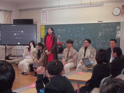 ベトナムの学生　プレゼン